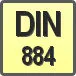 Piktogram - Typ DIN: DIN 884